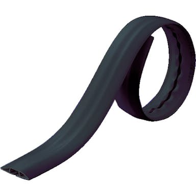 【CAINZ-DASH】トラスコ中山 ソフトケーブルプロテクター　２０ＸＷ１０１．６Ｘ１Ｍブラック【別送品】