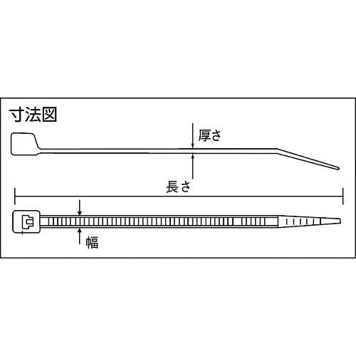 CAINZ-DASH】トラスコ中山 ケーブルタイ幅９．０ｍｍ×１５００ｍｍ最大