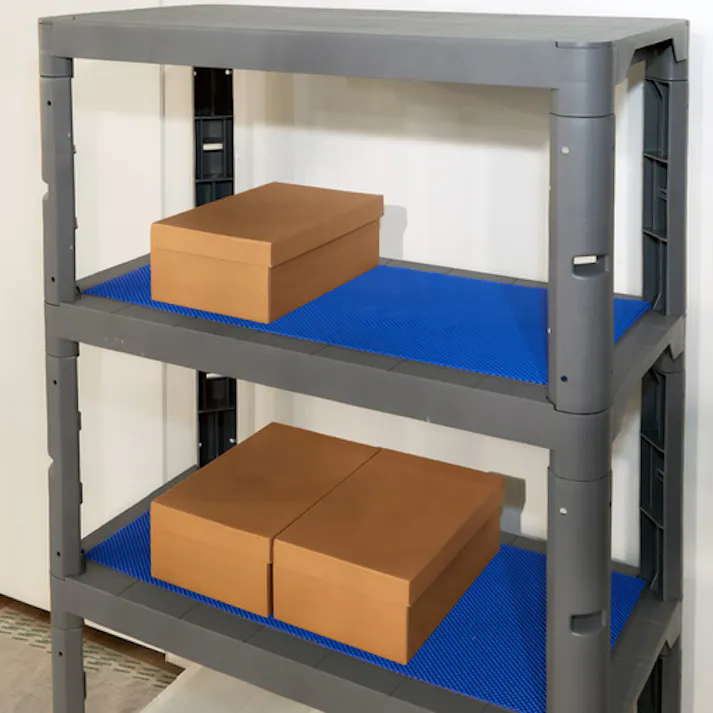 【CAINZ-DASH】トラスコ中山 ノンスリップマット 90X1000cm 青 TNSM9010B【別送品】