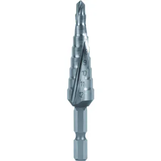 【CAINZ-DASH】トラスコ中山 六角軸ステップドリル 2枚刃 4~12mm TSDS12【別送品】
