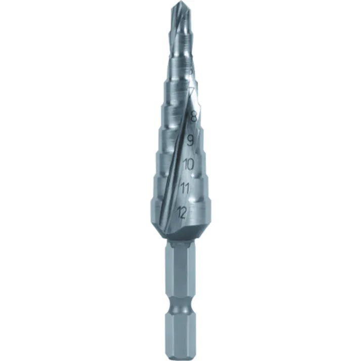 【CAINZ-DASH】トラスコ中山 六角軸ステップドリル 2枚刃 5~19mm TSDS19【別送品】