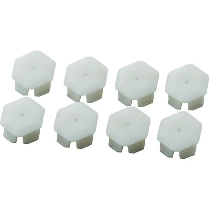 【CAINZ-DASH】トラスコ中山 樹脂台車 アクロキャリー AC-1用滑り止めゴムセット 10個入 白 AC-1SGSET-W【別送品】