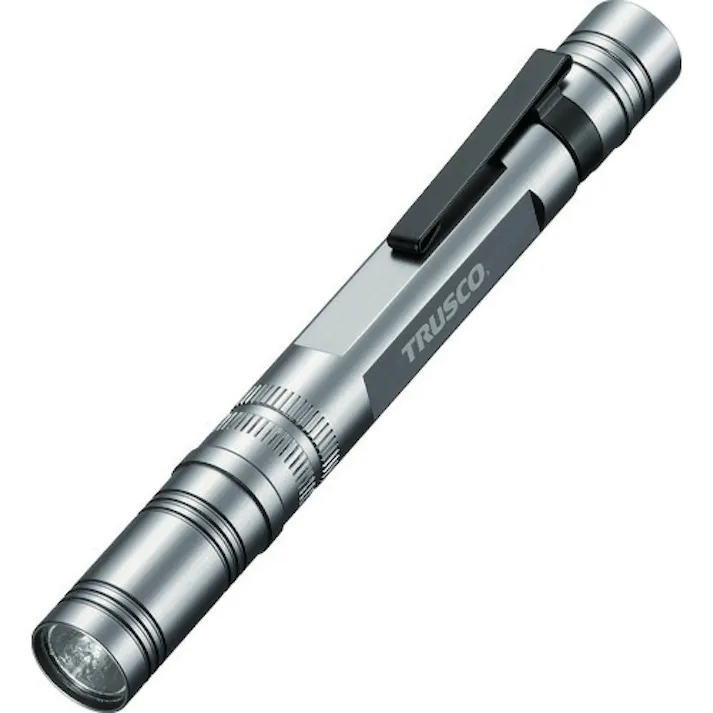 【CAINZ-DASH】トラスコ中山 アルミLEDペンライト 1球 110ルーメン TLP-85-SV【別送品】