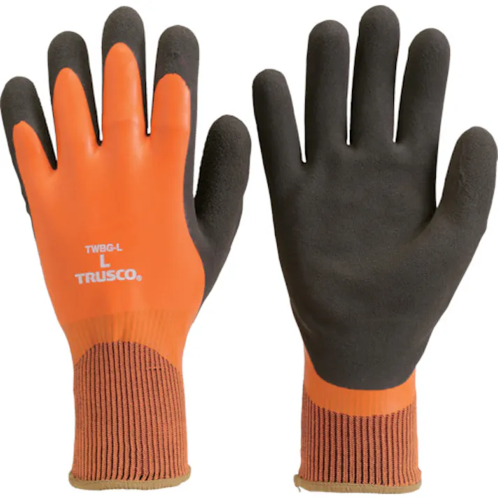 【CAINZ-DASH】トラスコ中山 防寒天然ゴム手袋 LLサイズ TWBG-LL【別送品】