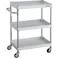 【CAINZ-DASH】トラスコ中山 ツールワゴン フェニックスワゴン 600X400 3段 Φ75ゴム車輪 ホワイト PEW-963-G75-W【別送品】
