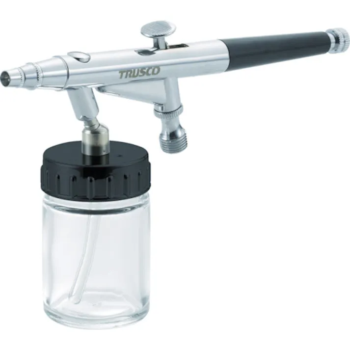 【CAINZ-DASH】トラスコ中山 エアーブラシ 吸上カップタイプ ノズル径Φ0.2 TAB-02S-A【別送品】