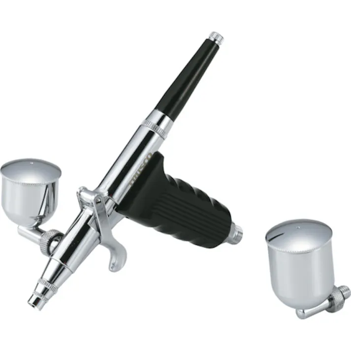 【CAINZ-DASH】トラスコ中山 エアーブラシ 重力サイドカップタイプ ノズル径Φ0.2 TAB-02S-B【別送品】