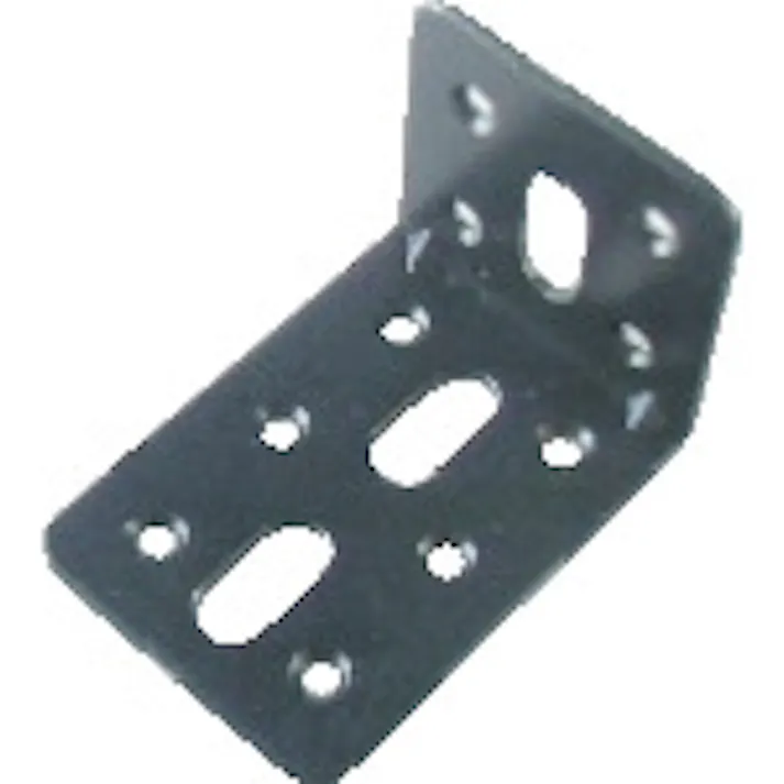 【CAINZ-DASH】トラスコ中山 ジョイント金具45型L 黒 62X42 TK45-L3CP【別送品】