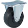 【CAINZ-DASH】トラスコ中山 キャスター TYGシリーズ 固定 ゴム車 38mm TYGK-38【別送品】