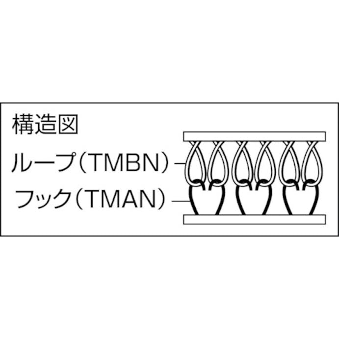 【CAINZ-DASH】トラスコ中山 マジックテープ［［Ｒ下］］　糊付Ａ側　２０ｍｍ×２５ｍ　白 TMAN-2025-W【別送品】