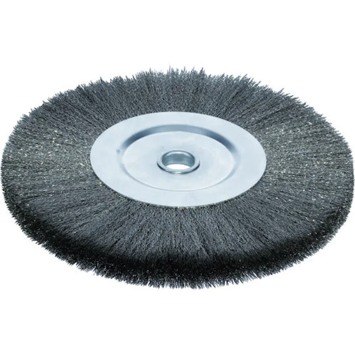 【CAINZ-DASH】トラスコ中山 ホイルブラシ Φ300X25.4(25)mm穴 ステンレス線 線径0.3 TB-6393【別送品】