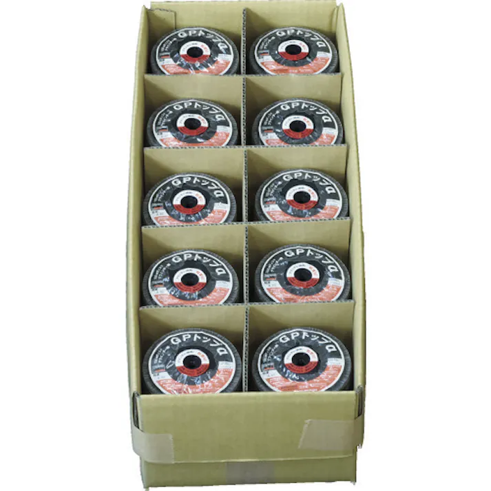 【CAINZ-DASH】トラスコ中山 まとめ買い GPトップα アランダムΦ100 #60 100枚入 GP100AL-60-100P【別送品】