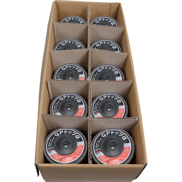 【CAINZ-DASH】トラスコ中山 まとめ買い GPトップα アランダムΦ100 #12 100枚入 GP100AL-120-100P【別送品】