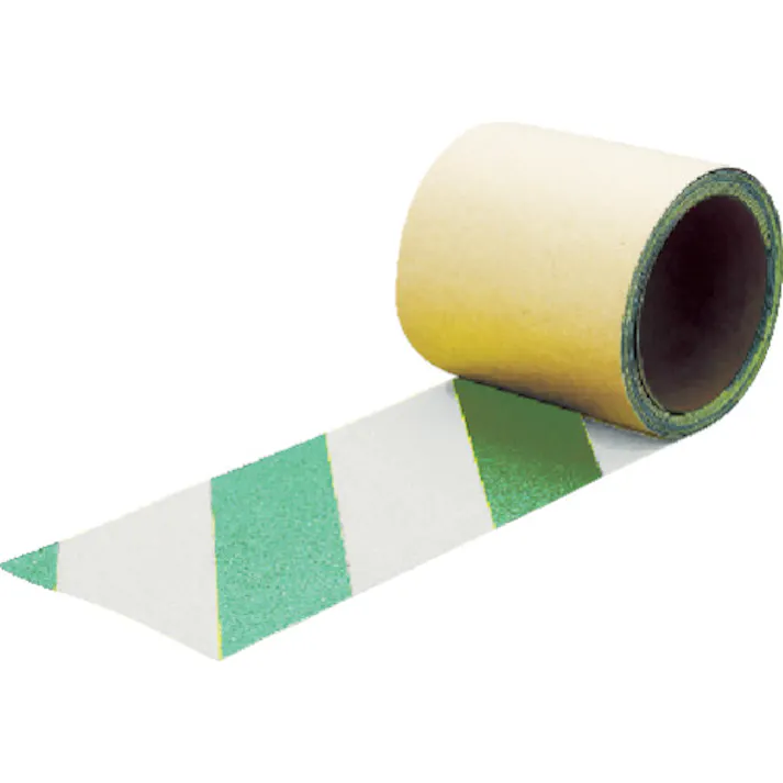 【CAINZ-DASH】トラスコ中山 蛍光ノンスリップテープ 屋外用 25mmX3m グリーン・ホワイト TKNS-25-GW【別送品】