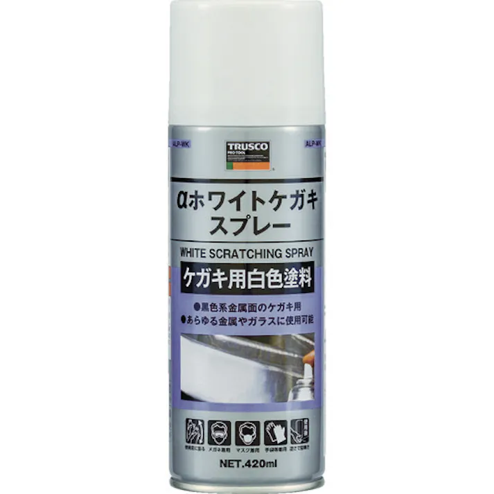 【CAINZ-DASH】トラスコ中山 ホワイトケガキスプレー 420ml ALP-WK【別送品】