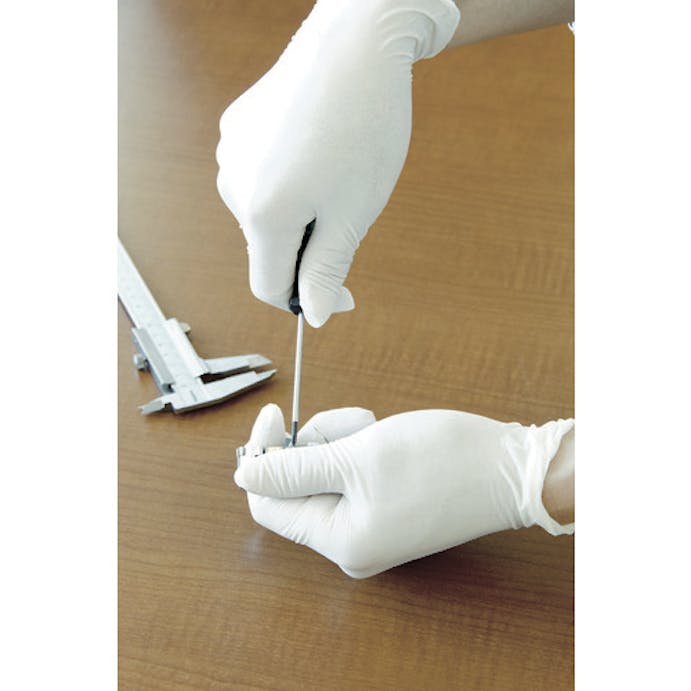 【CAINZ-DASH】トラスコ中山 使い捨てニトリル手袋ＴＧエアー　０．０６　粉無白Ｍ　１００枚 TGNN06WM【別送品】