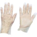 【CAINZ-DASH】トラスコ中山 ポリエチレン　使い捨て手袋　ウェーブカットタイプＬ　（１００枚入） TGCPE025L【別送品】