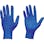 【CAINZ-DASH】トラスコ中山 使い捨て天然ゴム手袋ＴＧセーフ　０．１２　粉無青Ｌ　１００枚 TGNL12BL【別送品】