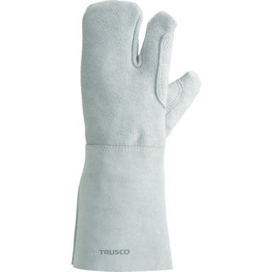 【CAINZ-DASH】トラスコ中山 ケブラー（Ｒ）糸使用溶接手袋　３本指　左手のみ　裏綿付 KEVY-T3-LT【別送品】