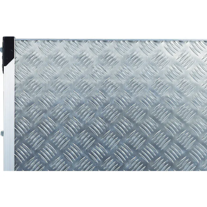 【CAINZ-DASH】トラスコ中山 アルミ合金製作業台 縞鋼板 3段 高さ0.75m 600X400 TSFC-3675【別送品】