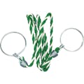 【CAINZ-DASH】トラスコ中山 コーン用ロープ　標識　緑×白　１２ｍｍＸ２ｍ TCC-35【別送品】