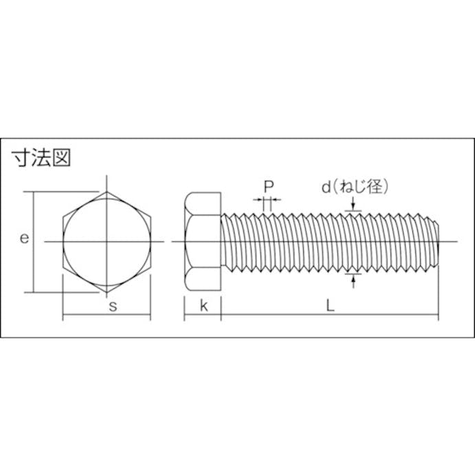 【CAINZ-DASH】トラスコ中山 １０．９六角ボルト　全ネジ　Ｍ１２×６５　７本入 Y112-1265【別送品】