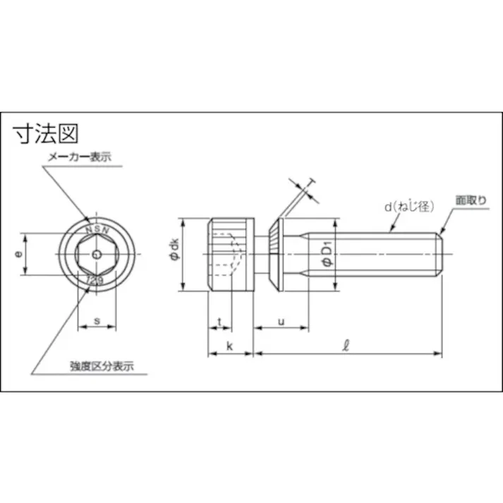 【CAINZ-DASH】トラスコ中山 ギザ付皿ばね座金付六角穴付ボルト M3×16 13本入 ニッケルメッキ Y011-0316【別送品】