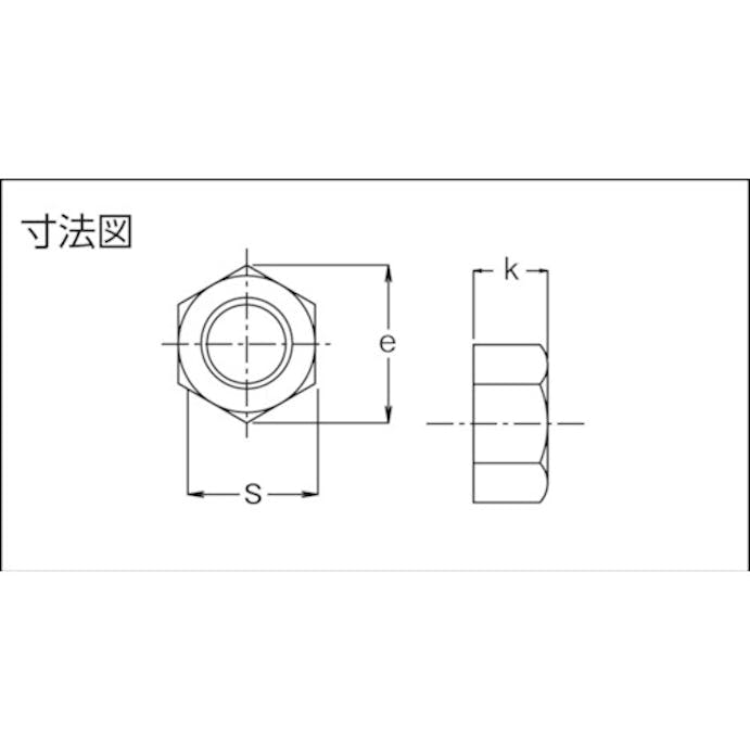 【CAINZ-DASH】トラスコ中山 六角ナット　１種　Ｓ４５Ｃ　Ｍ６　２８個入 Y221-0006【別送品】