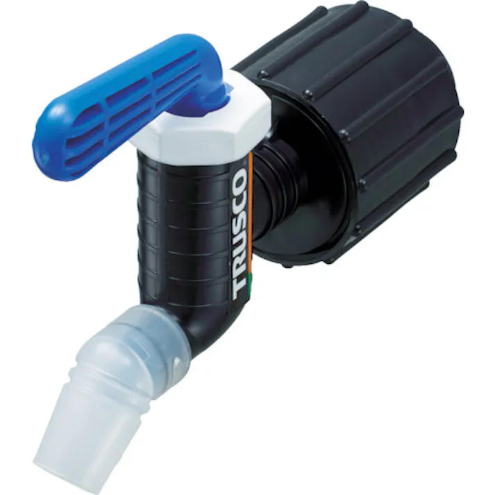 【CAINZ-DASH】トラスコ中山 樹脂製給油コック キューちゃん 口径40 フッ素ゴム 青 QC-40-FKM-B【別送品】