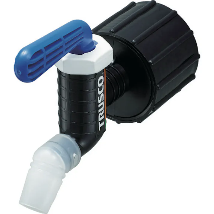 【CAINZ-DASH】トラスコ中山 樹脂製給油コック キューちゃん 口径50 フッ素ゴム 青 QC-50-FKM-B【別送品】