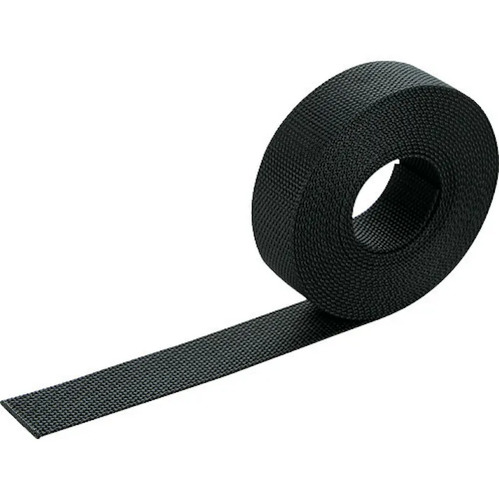 【CAINZ-DASH】トラスコ中山 ナイロン平ベルト 1.6t×30mm×5m 黒 TNB305-BK【別送品】