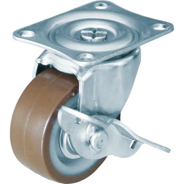 【CAINZ-DASH】トラスコ中山 キャスター TYGシリーズ 自在SP付 ウレタン車 50mm TYGUB-50【別送品】