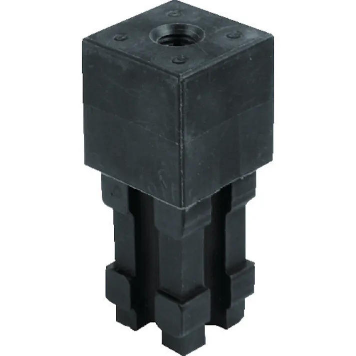 【CAINZ-DASH】トラスコ中山 25mmアルミフレーム用ジョイント 1方向 穴付き AFB-1W-H【別送品】