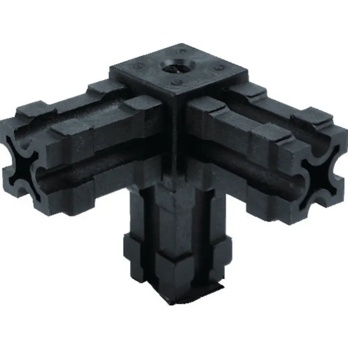 【CAINZ-DASH】トラスコ中山 25mmアルミフレーム用ジョイント 3方向 穴付き AFB-3W-H【別送品】