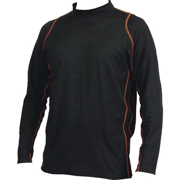 【CAINZ-DASH】トラスコ中山 吸湿発熱ウェア　ティーバーナー２　ハイネックシャツ　Ｓサイズ TSHT-S【別送品】