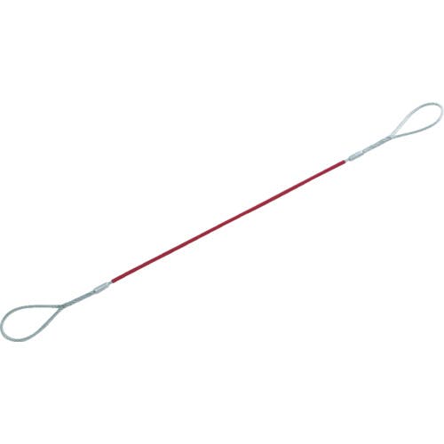 トラスコ中山 Wスリング Aタイプ カラー被覆付 6mmX2.0m GRC-6S2 ワイヤロープスリング トラスコ中山 Wスリング Aタイプ カラー被覆付 6mmX2.0m GRC-6S2 ワイヤロープスリング