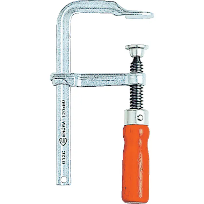 【CAINZ-DASH】トラスコ中山 エホマクランプ 木ハンドル 最大口開1500mm深さ120mm SG-150C【別送品】