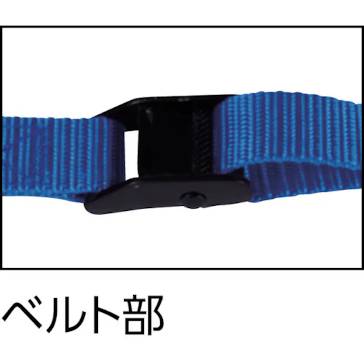 【CAINZ-DASH】トラスコ中山 簡易結束ベルト 25mmX2m 青 TSB-252B【別送品】