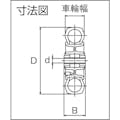 【CAINZ-DASH】トラスコ中山 ノーパンクタイヤ　φ１７５ｍｍ TKT-175NP【別送品】