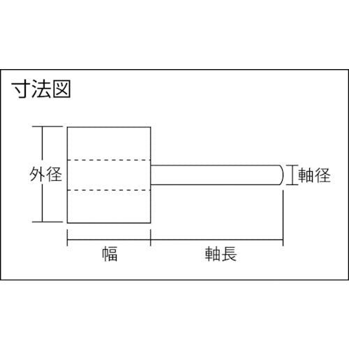 CAINZ-DASH】トラスコ中山 超研削 ナイロン軸付ホイール