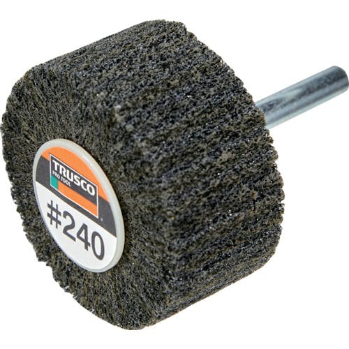 【CAINZ-DASH】トラスコ中山 超研削　ナイロン軸付ホイール　４０Ｘ２５Ｘ６　＃３２０　（５個入） HFN425-320【別送品】