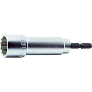 【CAINZ-DASH】トラスコ中山 電動ドリル用12角ソケット 21mm 高耐久タイプ TEF-21WH【別送品】
