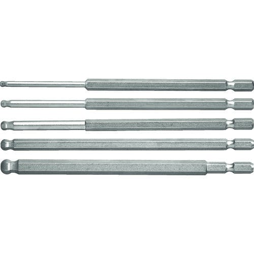 トラスコ中山 ロングボールポイント六角ビット 5本組セット THBAL-5SET 片頭ドライバービットセット トラスコ中山 ロングボールポイント六角ビット 5本組セット THBAL-5SET 片頭ドライバービットセット
