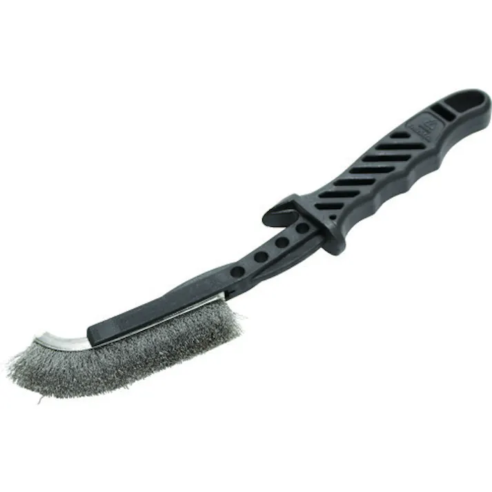 【CAINZ-DASH】トラスコ中山 チャンネルブラシ EグリップJ型 ステンレス SUS304 TEBJ-SUS【別送品】