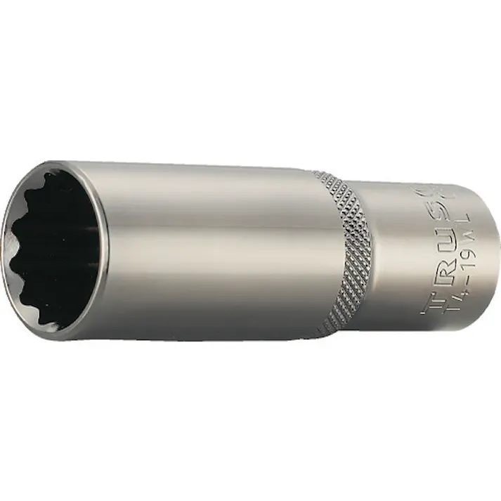 【CAINZ-DASH】トラスコ中山 ディープソケット 12角タイプ 差込角12.7 対辺19mm T4-19WL【別送品】