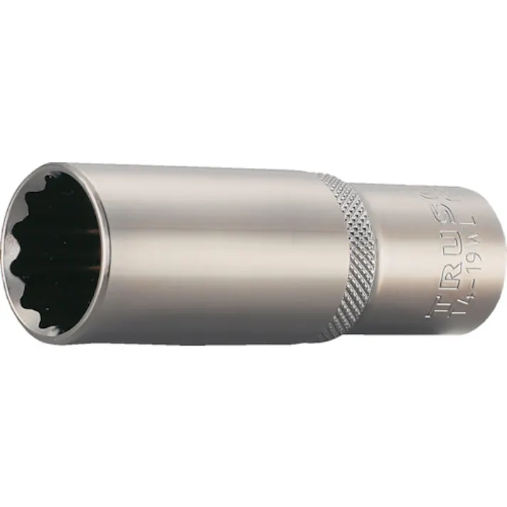 【CAINZ-DASH】トラスコ中山 ディープソケット 12角タイプ 差込角12.7 対辺27mm T4-27WL【別送品】