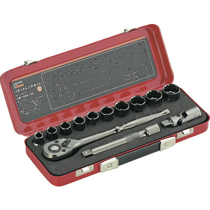 【CAINZ-DASH】トラスコ中山 ソケットレンチセット 差込角12.7mm 13S TSW4-13S【別送品】