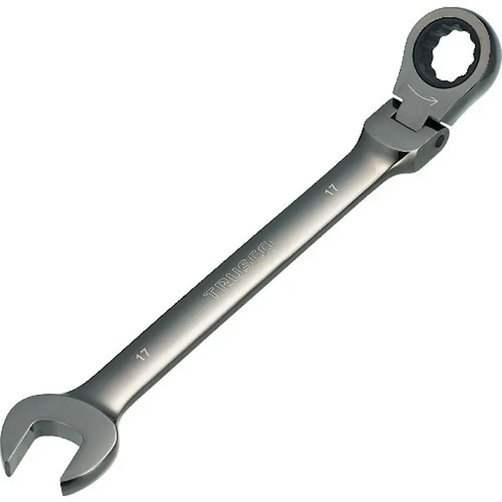 【CAINZ-DASH】トラスコ中山 フレキシブルギヤレンチ コンビタイプ 8X8 ノンクロム TGRN-08F【別送品】