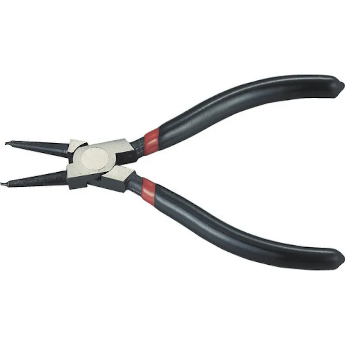 【CAINZ-DASH】トラスコ中山 スナップリングプライヤー 140mm(穴用・直爪) TRP-140HA【別送品】