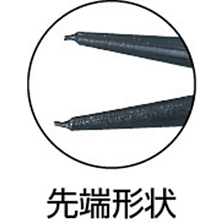 【CAINZ-DASH】トラスコ中山 スナップリングプライヤー 140mm(穴用・直爪) TRP-140HA【別送品】
